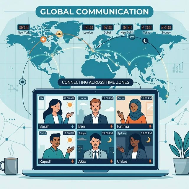 Finding the Best Time to Call Across Time Zones